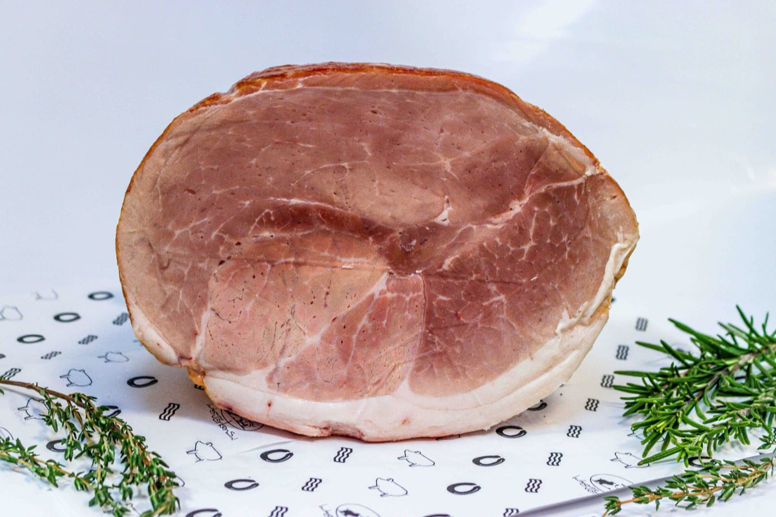 Achterham gekookt heel - Buitengewone varkens, Ingen