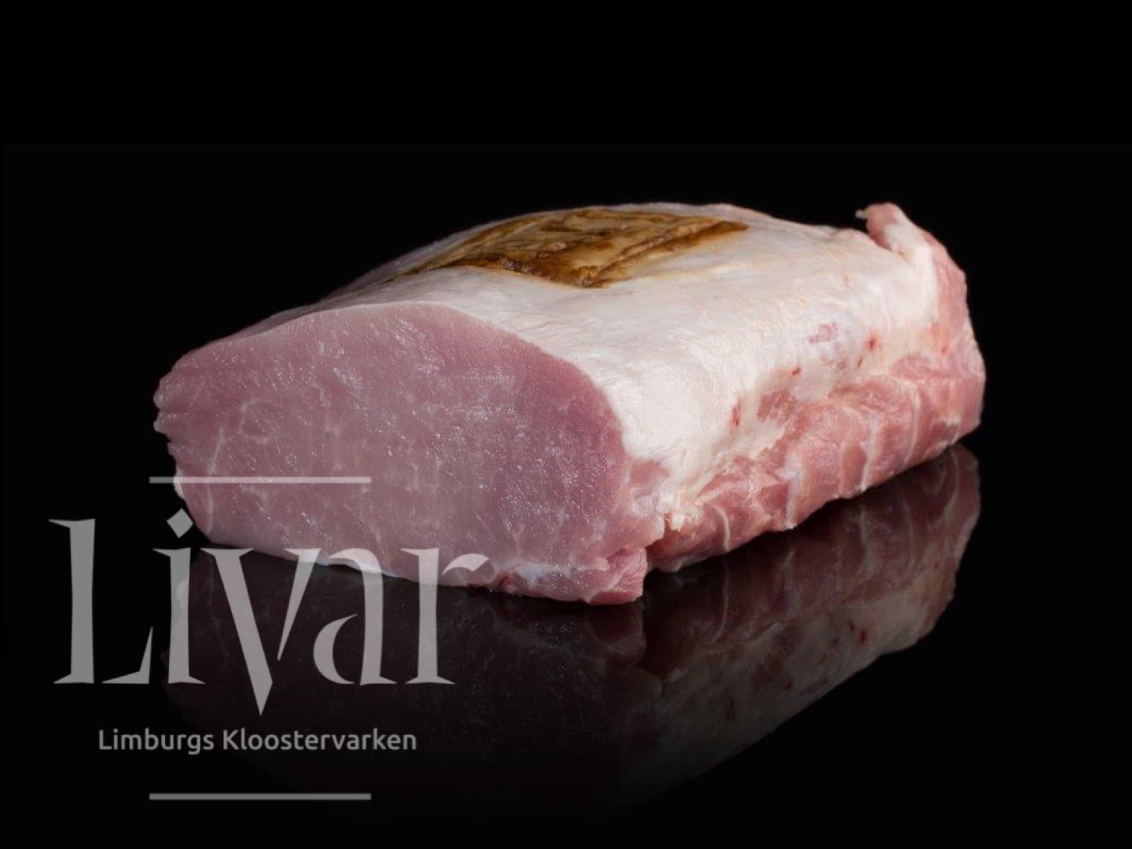 Varken rugfilet z/b z/spek 3kg+ vac - Livar, Echt