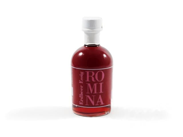 Aardbeien azijn per fles a 250ml - Romina