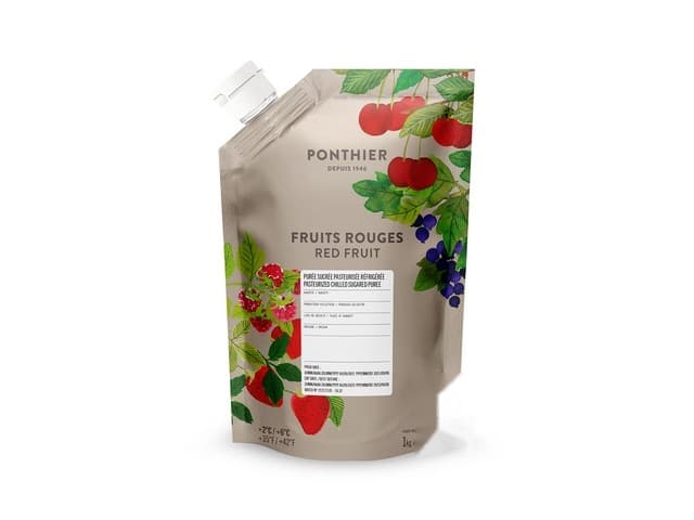 Roodfruit puree 1l - Ponthier, Frankrijk