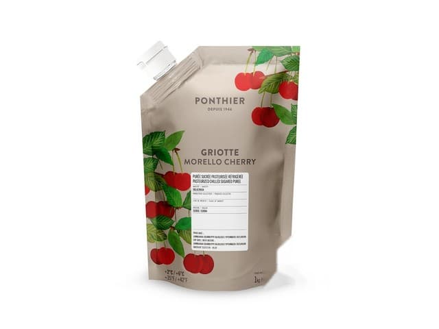 Kersen / morellen puree 1l - Ponthier, Frankrijk
