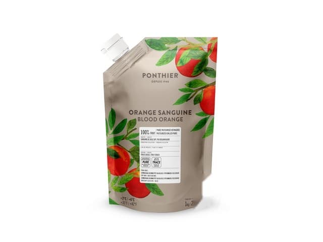 Bloedsinaasappel puree 1l - Ponthier, Frankrijk