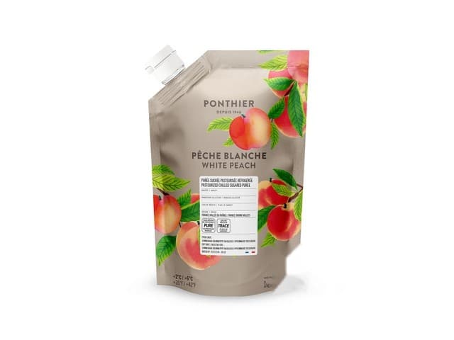 Witte perziken puree 1l - Ponthier, Frankrijk