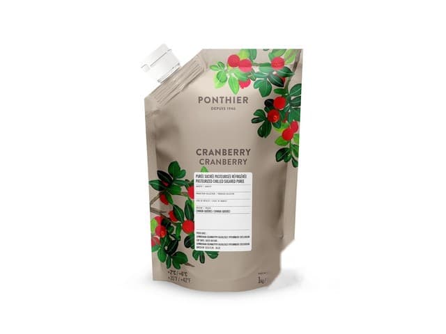 Cranberry puree 1 liter - Ponthier, Frankrijk
