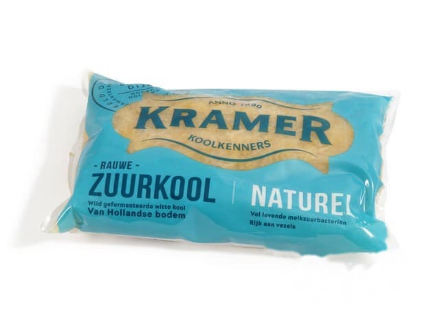 Zuurkool naturel 500 gram - Kramer, Nederland