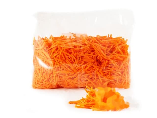 Winterpeen oranje julienne 3mm zak a 1kg
