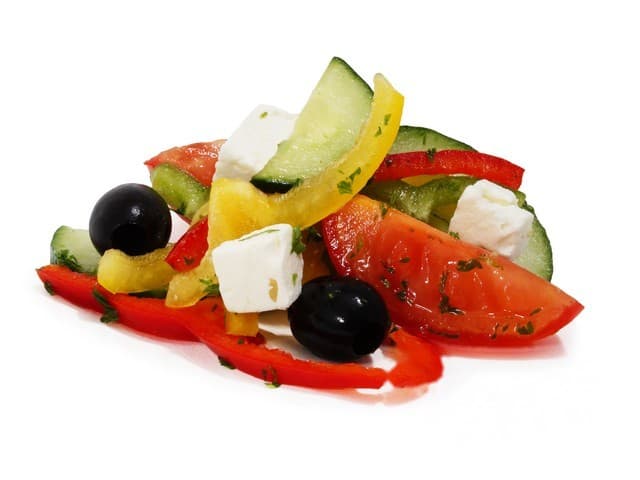 Griekse salade met feta en olijven bak a 1kg