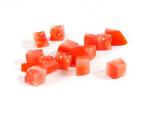 Tomaten brunoise 5mm zonder zaad zak a 1kg
