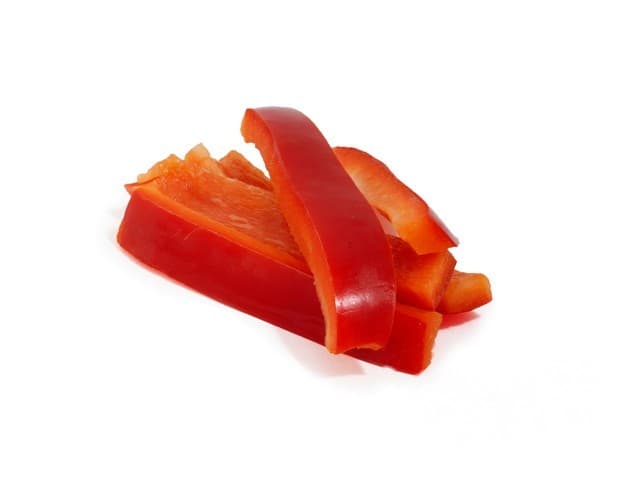 Paprika rood crudité 10mm zak a 1kg