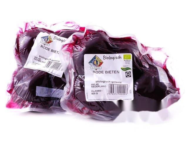 Bieten rood gekookt Bio pakje a 500gram