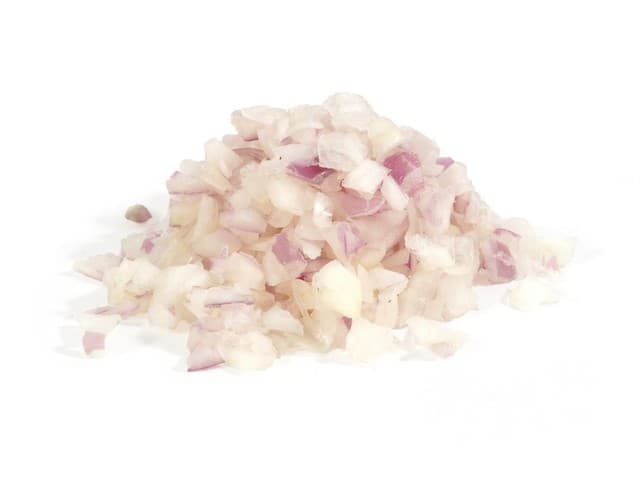 Sjalotten brunoise 5mm zak a 500 gram