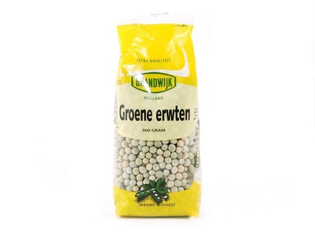 Erwten groen gedroogd zak a 1kg